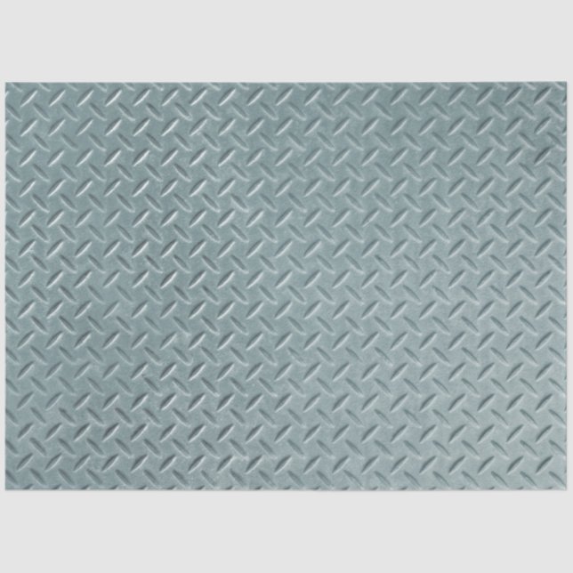 Metal Diamond Plate Sheet Decoupage Background (Front)