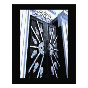 Metal Door Design Photo Print