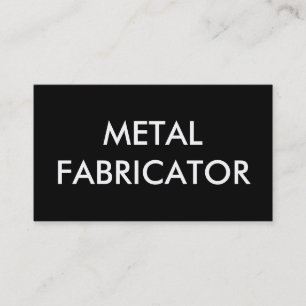 metal fabricator business card