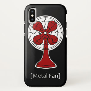 Metal Fan iPhone X Case