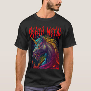 Metal Festival Puking Unicorn Death Metal Unicorn  T-Shirt