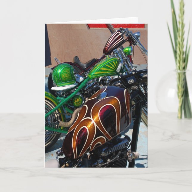 Metal flake Birthday Card (Front)