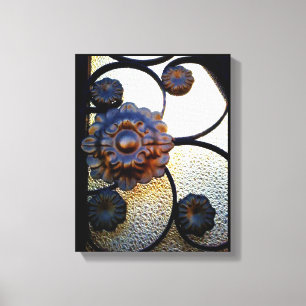 Metal Flower Canvas Print