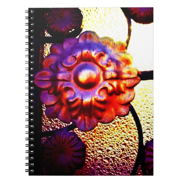 Metal Flower Notebook (Front)