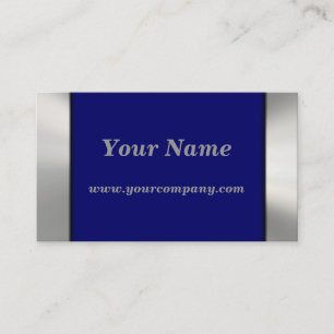 Metal Frame Border Business Cards