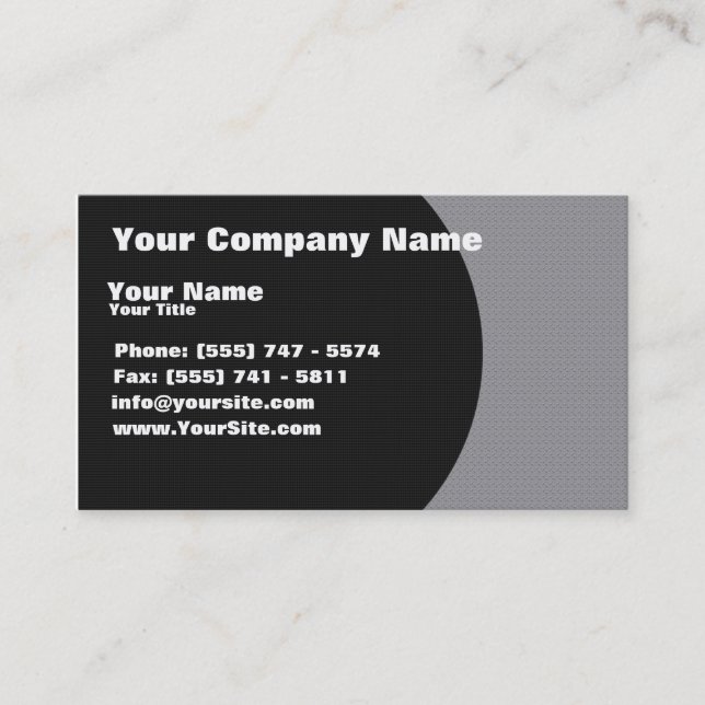 Metal Fusion Template Business Card (Front)
