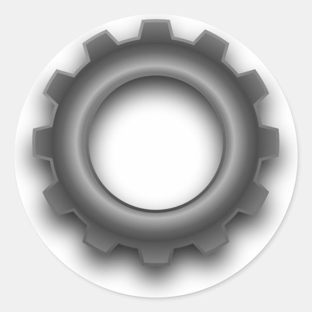 Metal Gear Cog Stickers (Front)
