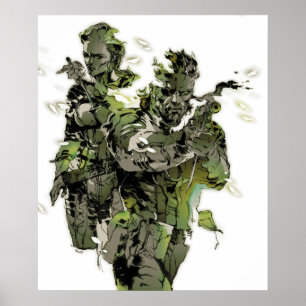 Metal Gear Solid 3 Snake and The Boss Poster