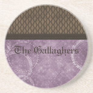 Metal Gear Steampunk Coaster, Purple Coaster