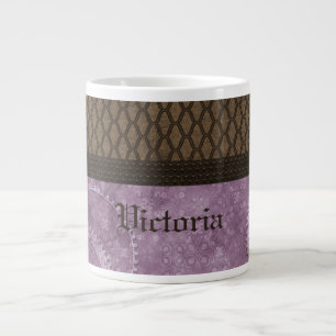 Metal Gear Steampunk Jumbo Mug, Purple Large Coffee Mug