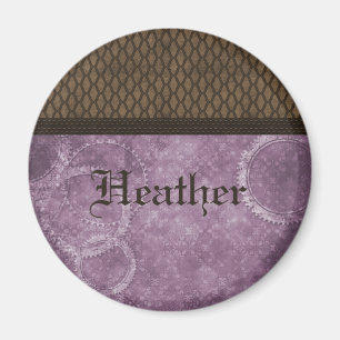Metal Gear Steampunk Magnet, Purple Magnet
