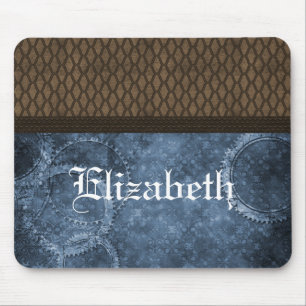 Metal Gear Steampunk Mousepad, Blue Mouse Mat