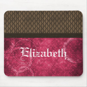 Metal Gear Steampunk Mousepad, Pink Mouse Mat