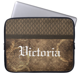 Metal Gear Steampunk Sleeve, Brown Laptop Sleeve