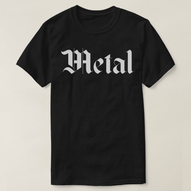 metal gothic T-Shirt (Design Front)