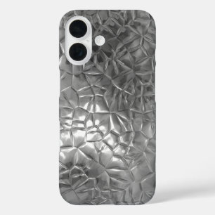 Metal Grey Shine iPhone 16 Case