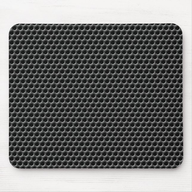 Metal grid pattern - background mouse mat (Front)