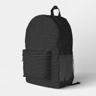 Metal grid pattern - background printed backpack