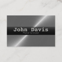 Metal Grinder business cards