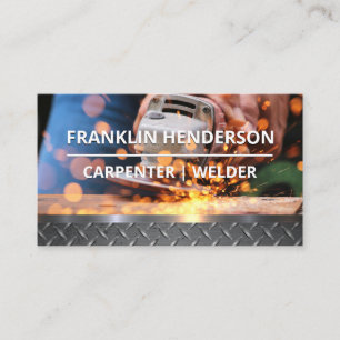 Metal Grinder Steel Plated Business Card