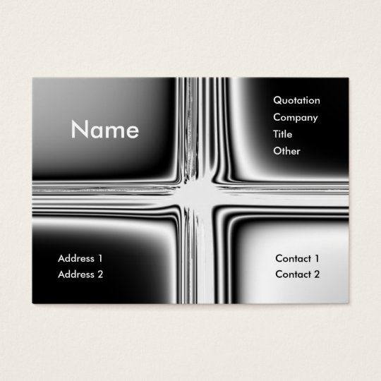 Metal Groovy Business Card
