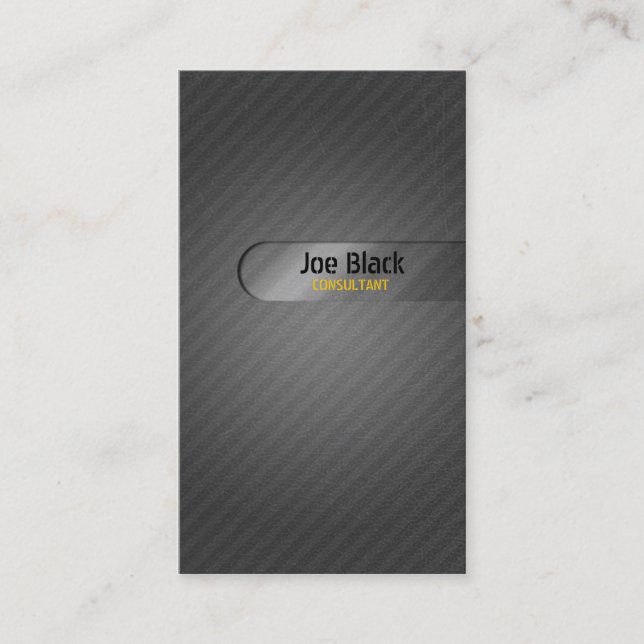 Metal Grunge Business Card (Front)