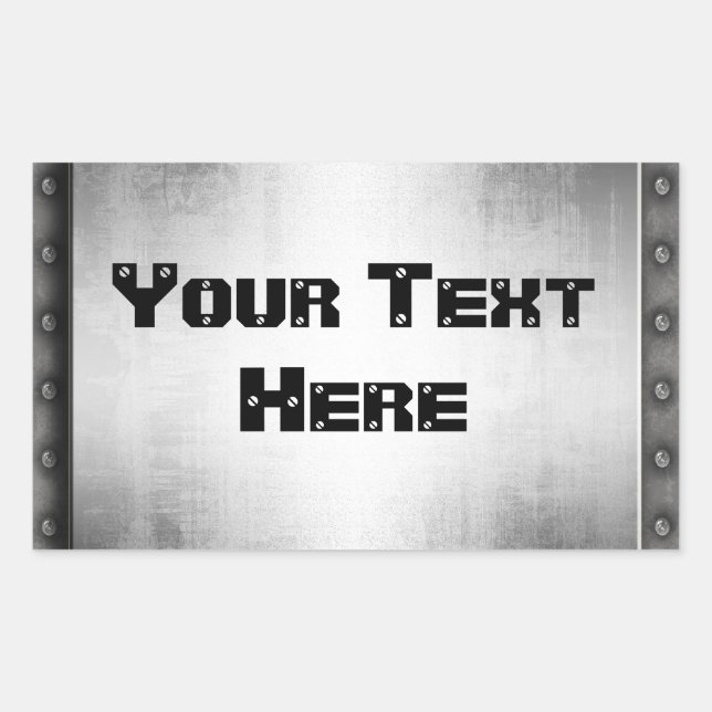 Metal Grunge Stickers (Front)