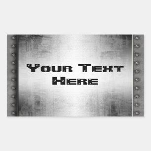 Metal Grunge Stickers