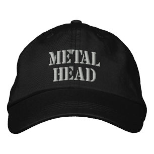 METAL HEAD EMBROIDERED HAT