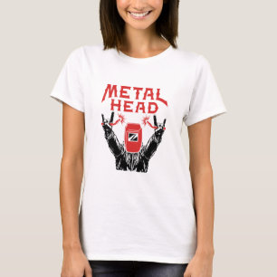 Metal Head Funny Welder Welding Helmet T-Shirt