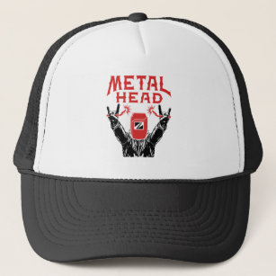 Metal Head Funny Welder Welding Helmet Trucker Hat