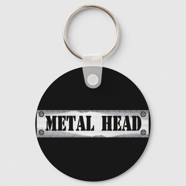 Metal Head Key Ring (Front)