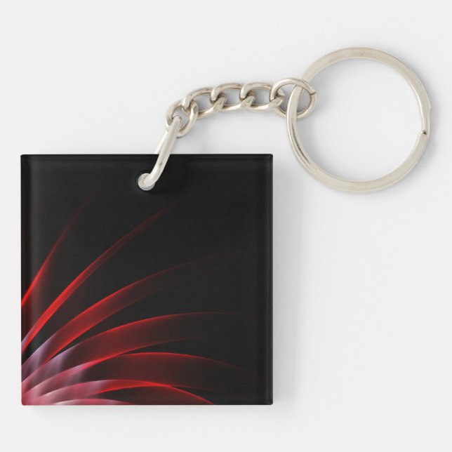 Metal Heart Key Ring (Back)