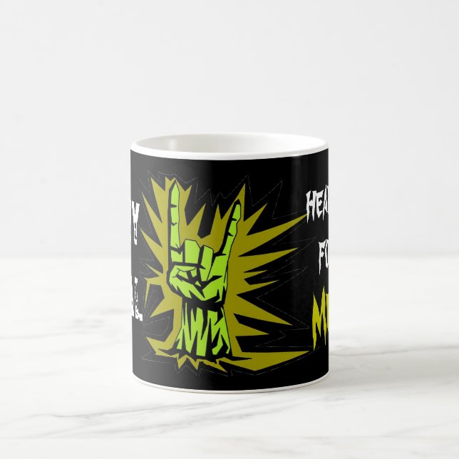 Metal Horns "Mug" Coffee Mug (Center)