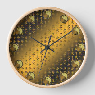 Metal Horse Clock