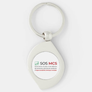 Metal key holder ring