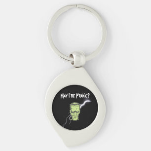 Metal Keychain, May I Be Frank, Frankenstein Key Ring