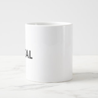 metal large coffee mug