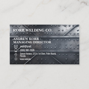 Metal Like Welding Business Card