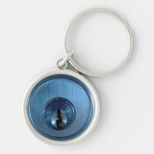 Metal Lock Keychain