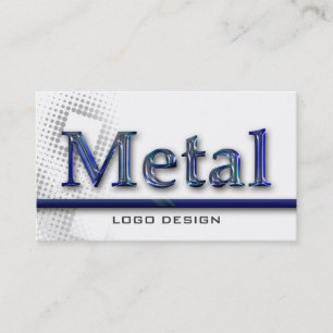METAL LOGO DESIGN K   Welding Business Cards