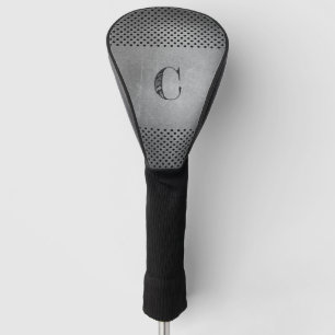 Metal Look custom monogram driver cover