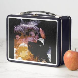 Metal Lunchbox Black Series Vintage Style
