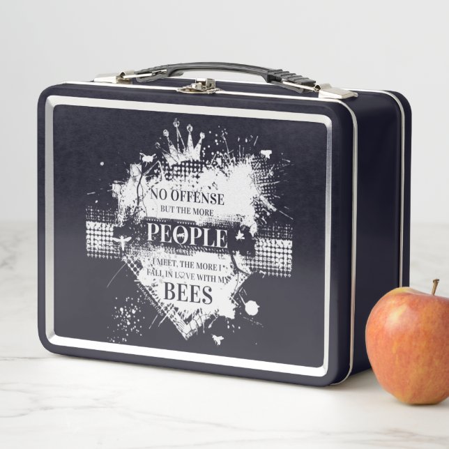 Metal lunchbox for the ultimate bee lover (In Situ)