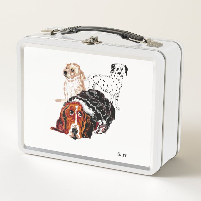 Metal Lunchbox : It's  a Dog's World  (Front)
