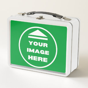 Metal Lunchbox- Personalised - Add Image / Text Metal Lunch Box