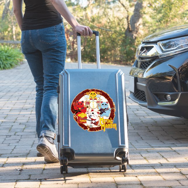 Metal Maneki (Suitcase Insitu)