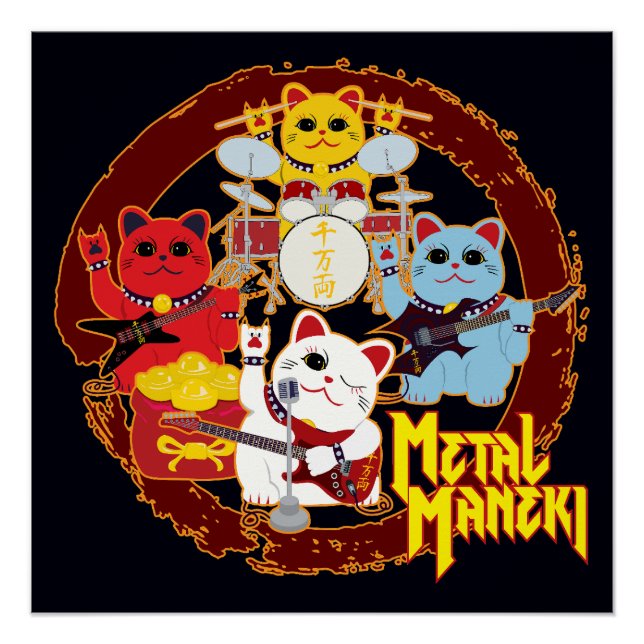 Metal Maneki Poster (Front)