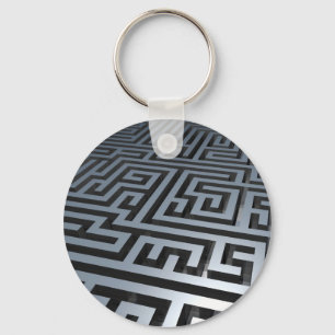 Metal Maze Key Ring