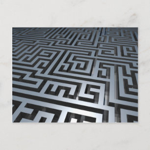 Metal Maze Postcard